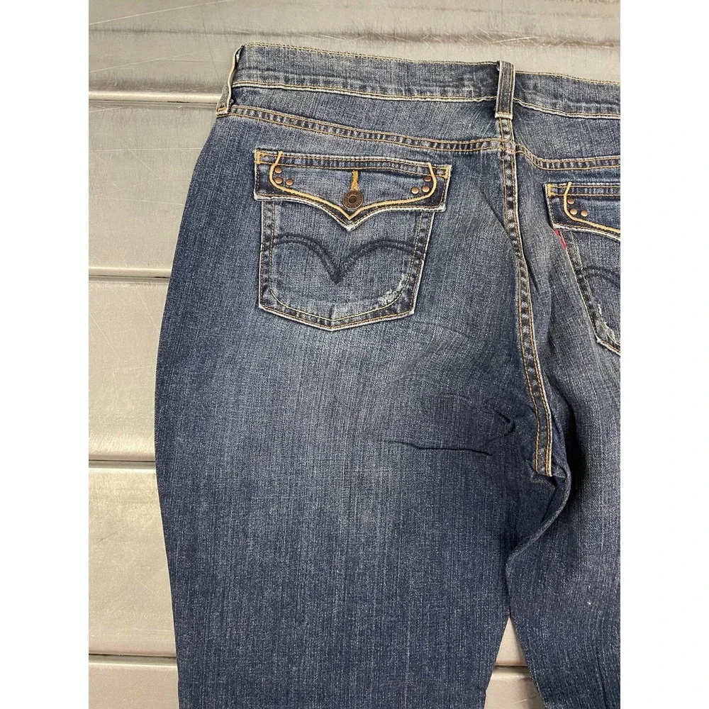 Levis 515‎ Jeans Womens 34X32 Blue Medium Wash Denim Boot Cut